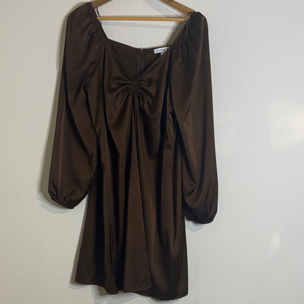 Elegant Brown Dress